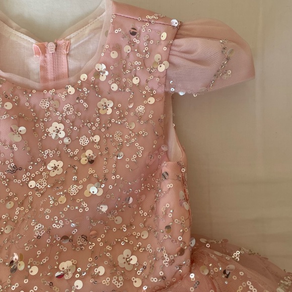 Girl size 4Y Pink Sequin Dress - Picture 14 of 14